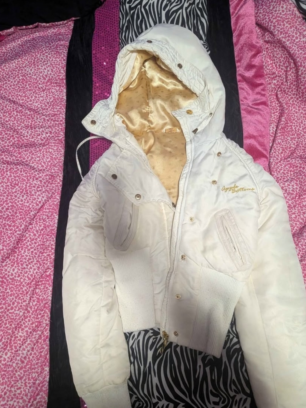 Apple Bottom Vintage Cropped Jacket